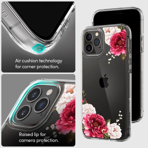 iPhone 12 12 Pro Spigen Cyrill Cecile ümbris silikoonist Red Floral 7