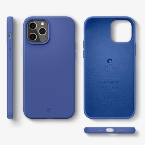 iPhone 12 12 Pro Spigen Cyrill ümbris silikoonist sinine 6