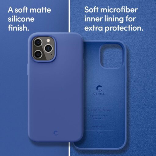 iPhone 12 12 Pro Spigen Cyrill ümbris silikoonist sinine 8