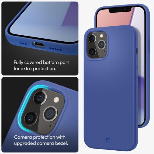 iPhone 12 12 Pro Spigen Cyrill ümbris silikoonist sinine 9