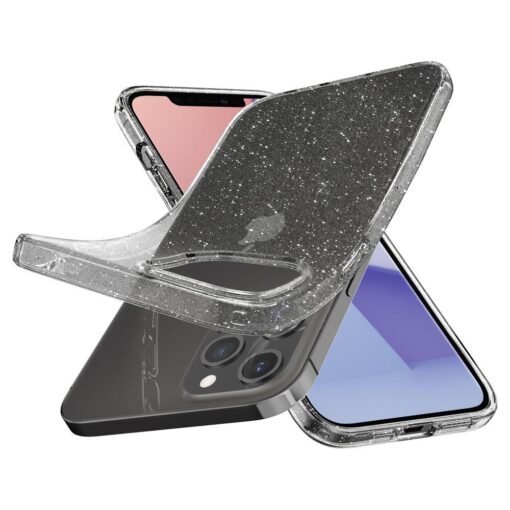 iPhone 12 12 Pro Spigen Liquid Crystal ümbris silikoonist sädelev 4