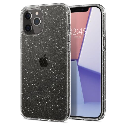 iPhone 12 12 Pro Spigen Liquid Crystal ümbris silikoonist sädelev 6