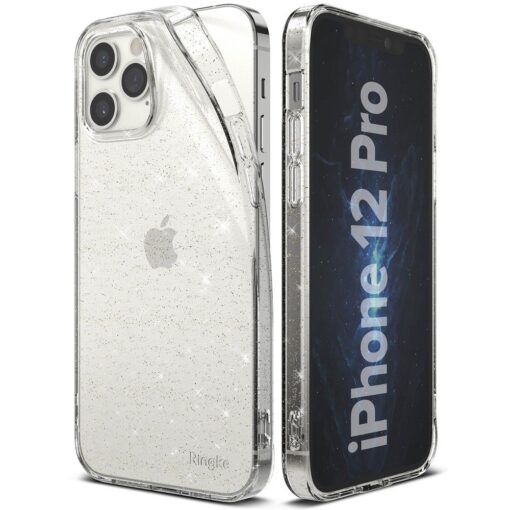 iPhone 12 12 Pro kaaned Ringke Air Ultra Thin silikoonist raamiga läbipaistev