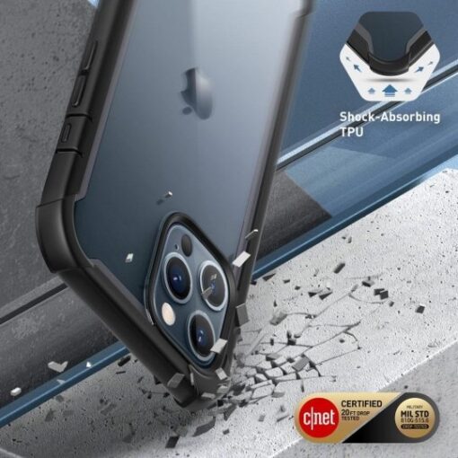 iPhone 12 12 Pro ümbris Supcase Iblsn Ares 360 silikoonist ja plastikust must 2