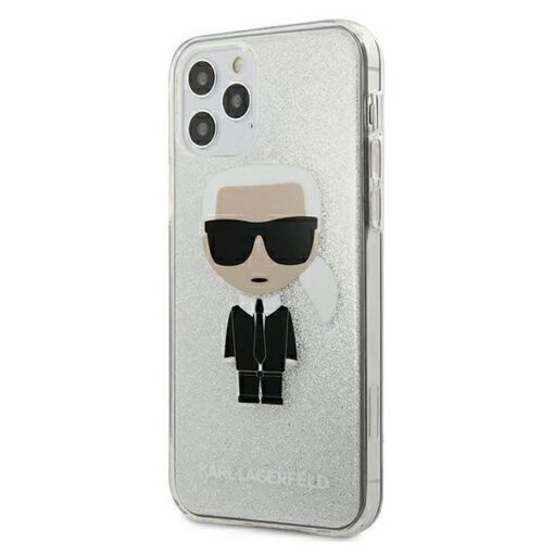 iPhone 12 Pro ümbris plastikust ja silikoonist servadega Karl Lagerfeld KLHCP12MPCUTRIKSL