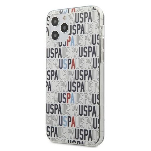iPhone 12 Pro ümbris plastikust ja silikoonist servadega U.S. Polo Assn. USHCP12MPCUSPA6