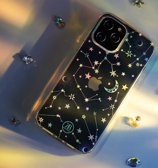iPhone 12 iPhone 12 Pro ümbris Kingxbar Lucky elastsest plastikust Swarowski kristallikestega Clover 12
