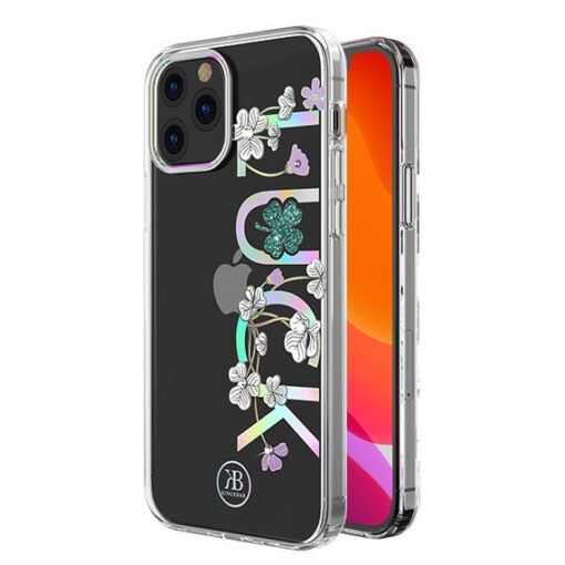 iPhone 12 iPhone 12 Pro ümbris Kingxbar Lucky elastsest plastikust Swarowski kristallikestega Luck 1