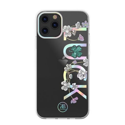iPhone 12 iPhone 12 Pro ümbris Kingxbar Lucky elastsest plastikust Swarowski kristallikestega Luck