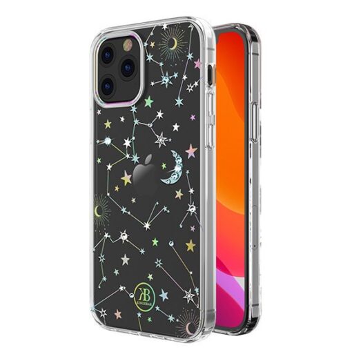 iPhone 12 iPhone 12 Pro ümbris Kingxbar Lucky elastsest plastikust Swarowski kristallikestega Zodiac 1