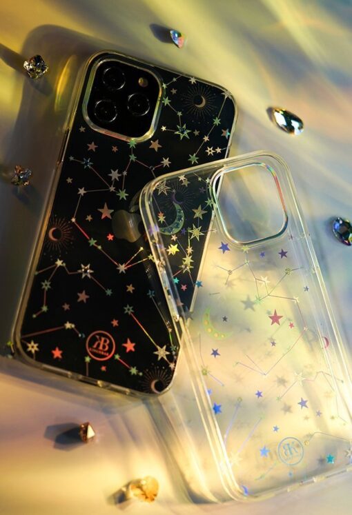 iPhone 12 iPhone 12 Pro ümbris Kingxbar Lucky elastsest plastikust Swarowski kristallikestega Zodiac 7