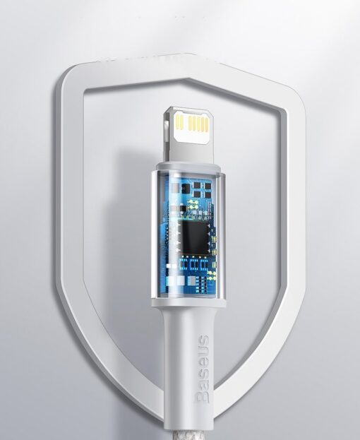 Baseus USB Type C Lightning laadimiskaabel PD 20W 1m CATLGD 02 valge 16