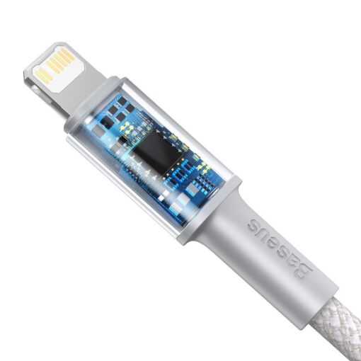 Baseus USB Type C Lightning laadimiskaabel PD 20W 1m CATLGD 02 valge 3