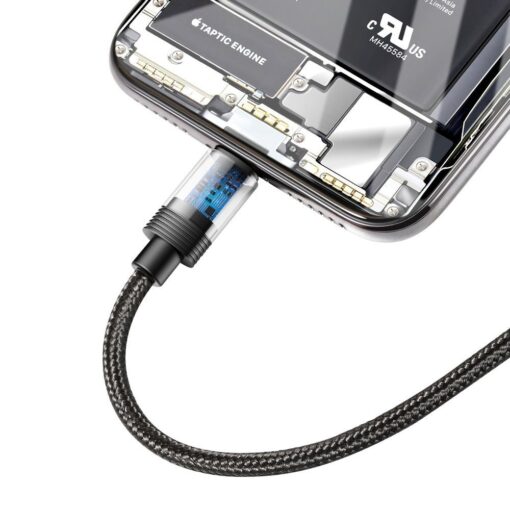 Basues 3in1 laadija USB Lightning USB Type C Micro USB 1.2m 3.5A 480 Mbps CAMLT PY01 must 3