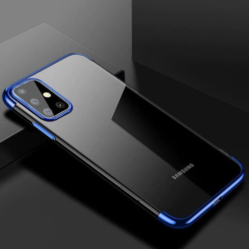 Samsung A71 silikoonist umbris laikivate servadega sinine 8
