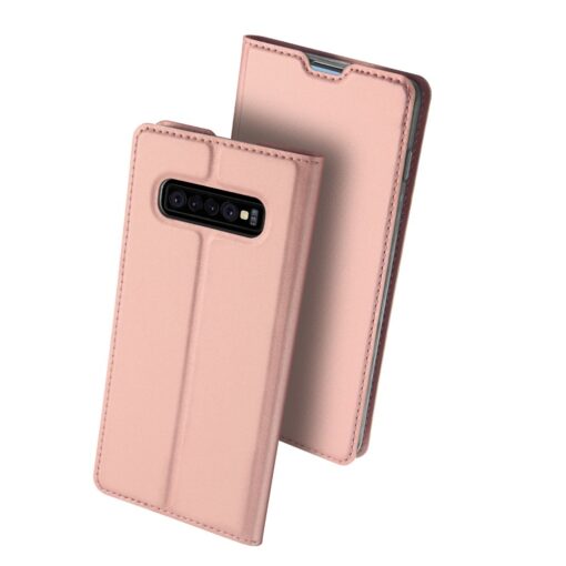 Samsung S10 Plus kaaned Dux Ducis Skin Pro Bookcase roosa 1