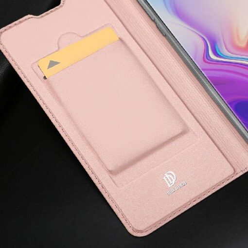 Samsung S10 Plus kaaned Dux Ducis Skin Pro Bookcase roosa 13