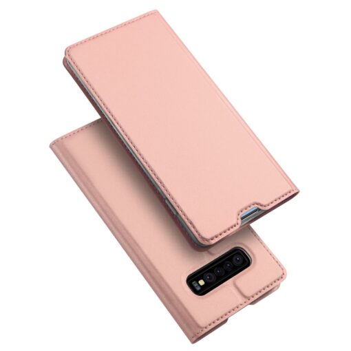 Samsung S10 Plus kaaned Dux Ducis Skin Pro Bookcase roosa