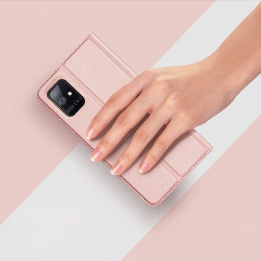 Samsung S20 FE kaaned Dux Ducis Skin Pro Bookcase roosa 10