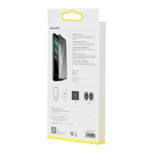 iPhone 11 Pro Max 3D 0.25mm privaatsisufiltriga kaitseklaas 19