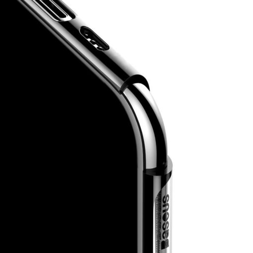 iPhone 11 Pro Max laikivate servadega silikoonist umbris Baseus Shining must 4