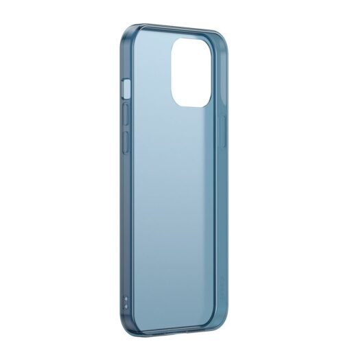 iPhone 12 12 Pro plastikust frosted umbris Baseus Frosted Glass Case sinine 2