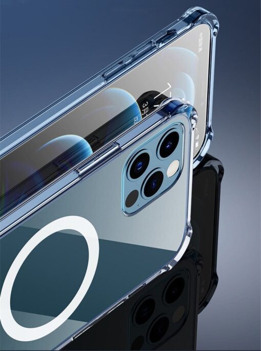 iPhone 12 12 Pro silikoonist MagSafe tugevdatud nurkadega kaaned labipaistev 7