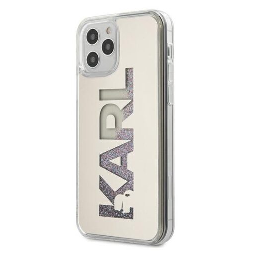 iPhone 12 12 Pro umbris silikoonist Karl Lagerfeld KLHCP12MKLMLGR 1