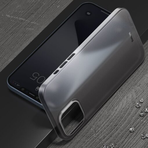 iPhone 12 Pro Max Baseus Wing Case Ultrathin plastikust umbris must 7
