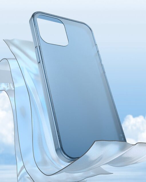 iPhone 12 Pro Max plastikust frosted umbris Baseus Frosted Glass Case sinine 7