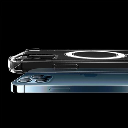 iPhone 12 Pro Max silikoonist MagSafe tugevdatud nurkadega kaaned labipaistev 4