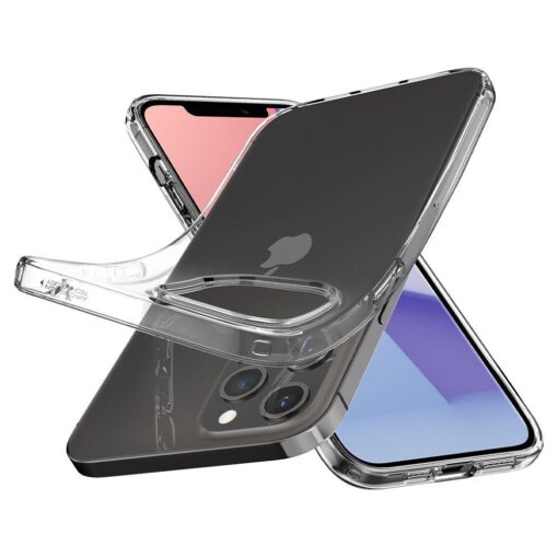 iPhone 12 Pro Max silikoonist kaaned Spigen Liquid Crystal Clear 5