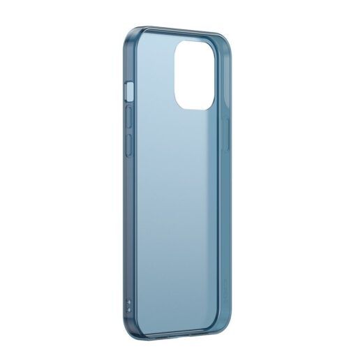 iPhone 12 mini plastikust frosted umbris Baseus Frosted Glass Case sinine 2