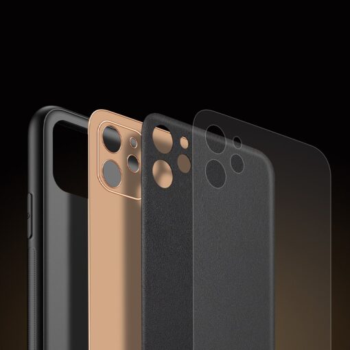 iPhone 12 mini ümbris YOLO kunstnahast ja silikoonist servadega must 7