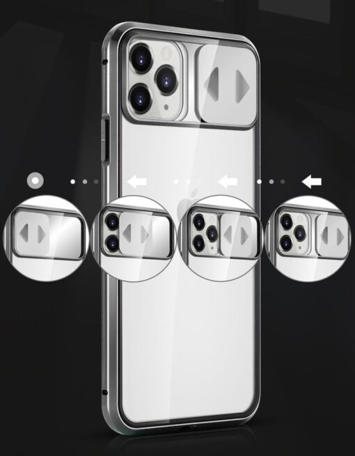 iPhone SE2 8 7 kaamera kaitsega magnetiga 360 umbris 8