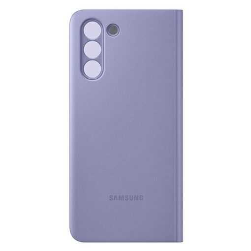 Kaaned Samsung Galaxy S21 EF ZG991CV purple violet Clear View Cover 1