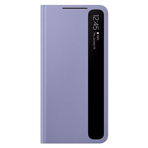 Kaaned Samsung Galaxy S21 EF ZG991CV purple violet Clear View Cover