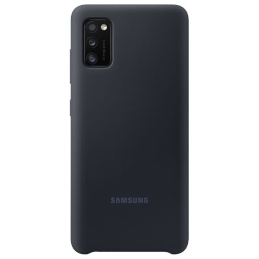 Samsung Galaxy A41 umbris Samsung Silicone Cover Flexible Gel must EF PA415TBEGEU