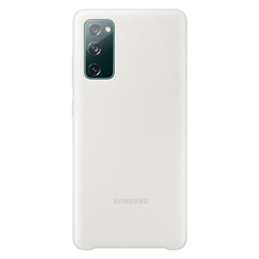 Samsung Galaxy S20 FE 5G kaaned Samsung Silicone Cover Flexible Gel Case white EF PG780TWEGEU