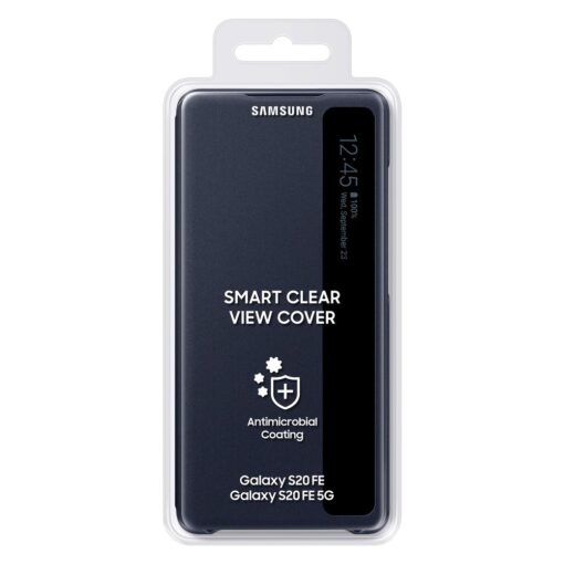 Samsung Galaxy S20 FE 5G kaaned Samsung Smart Clear View Standing Cover with Intelligent Display and antimicrobial coating EF ZG780CNEGEE 4