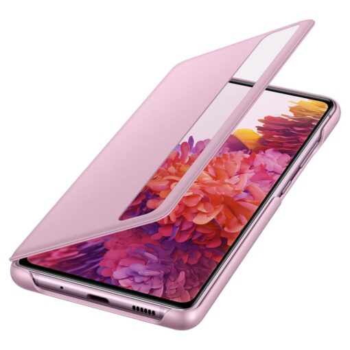 Samsung Galaxy S20 FE 5G kaaned Samsung Smart Clear View Standing Cover with Intelligent Display and antimicrobial coating pink EF ZG780CVEGEE 6