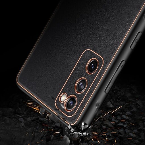 Samsung Galaxy S20 FE 5G umbris Dux Ducis Yolo elegant kunstnahast ja silikoonist servadega black 10