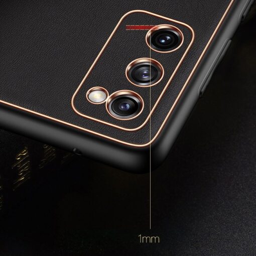 Samsung Galaxy S20 FE 5G umbris Dux Ducis Yolo elegant kunstnahast ja silikoonist servadega black 20