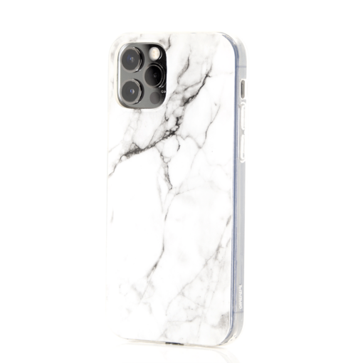 iPhone 12 pro marmor silikoonist valge 1