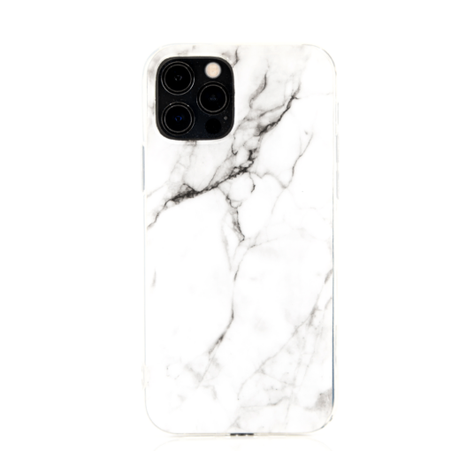 iPhone 12 pro marmor silikoonist valge 2