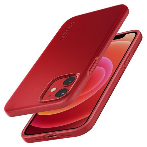 iphone 12 mini umbris spigen thin fit red 8