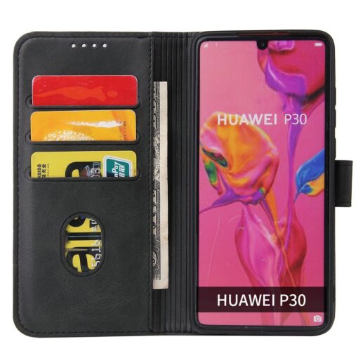 Huawei P30 magnetiga raamatkaaned must 2