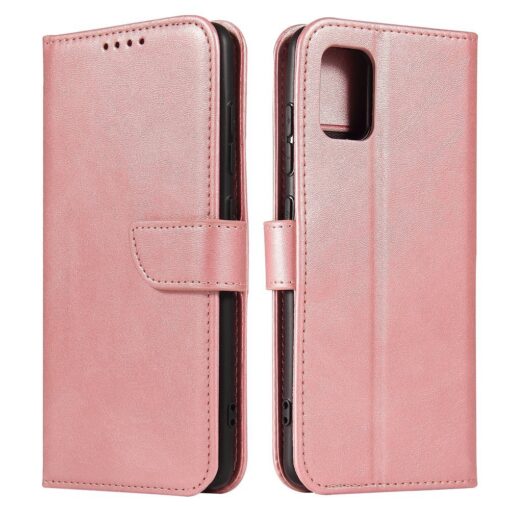 Samsung A51 magnetiga raamatkaaned roosa