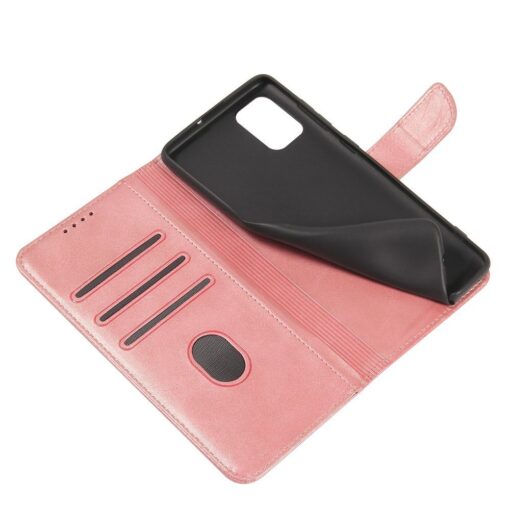 Samsung A51 magnetiga raamatkaaned roosa 6