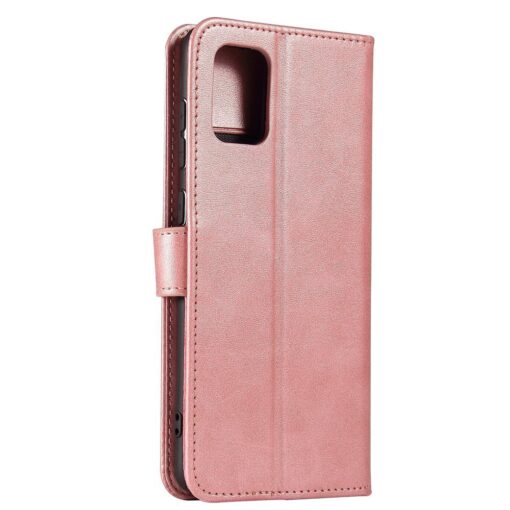 Samsung A71 magnetiga raamatkaaned roosa 2